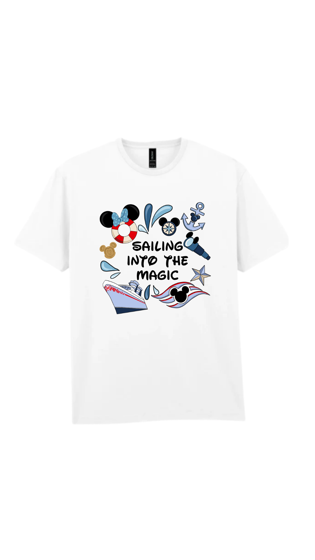 Sailing Into The Magic Graphic Tee