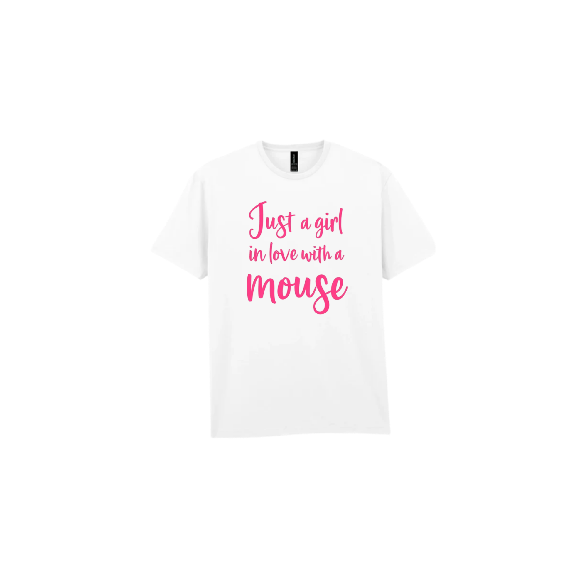 Just a Girl in Love with a Mouse Graphic Tee